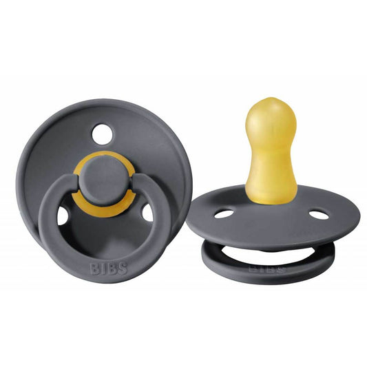 BIBS Natural Latex Pacifier - Iron - Size 2