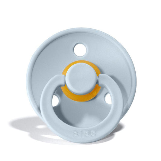 BIBS Natural Latex Pacifier - Baby Blue - Size 1