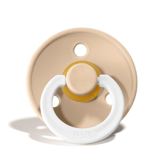 BIBS Colour Glow Natural Latex Pacifier - Vanilla - Size 3