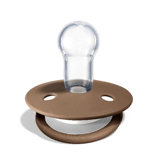 BIBS De Lux Silicone - Dark Oak - ONE SIZE