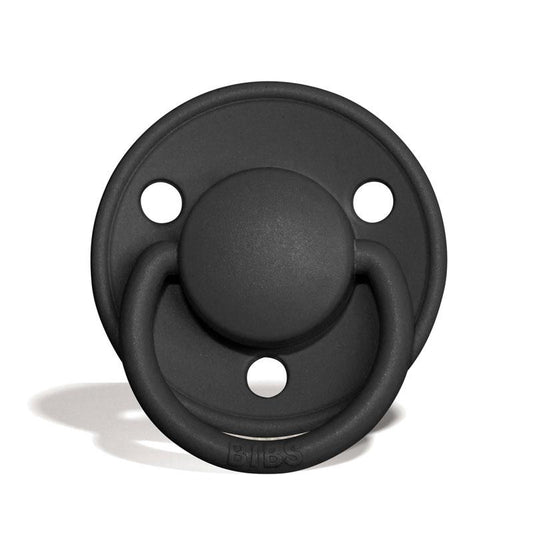 BIBS De Lux Natural Latex Pacifier - Black Size 2