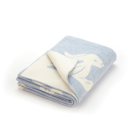 Jellycat - Bashful Bunny Blanket - Blue