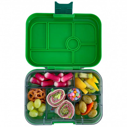 Yumbox Original Lunch Box | Bamboo Green & Jungle Tray | Leakproof Bento for Kids