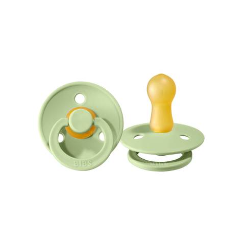 BIBS Natural Latex Pacifier - Pistachio Size 2