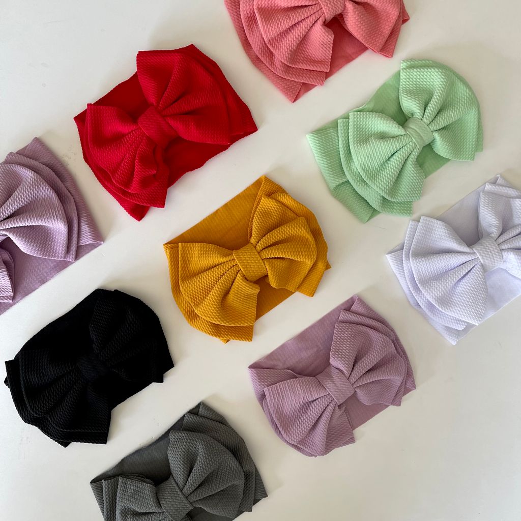 Oversized Bow Headwrap - Lavender