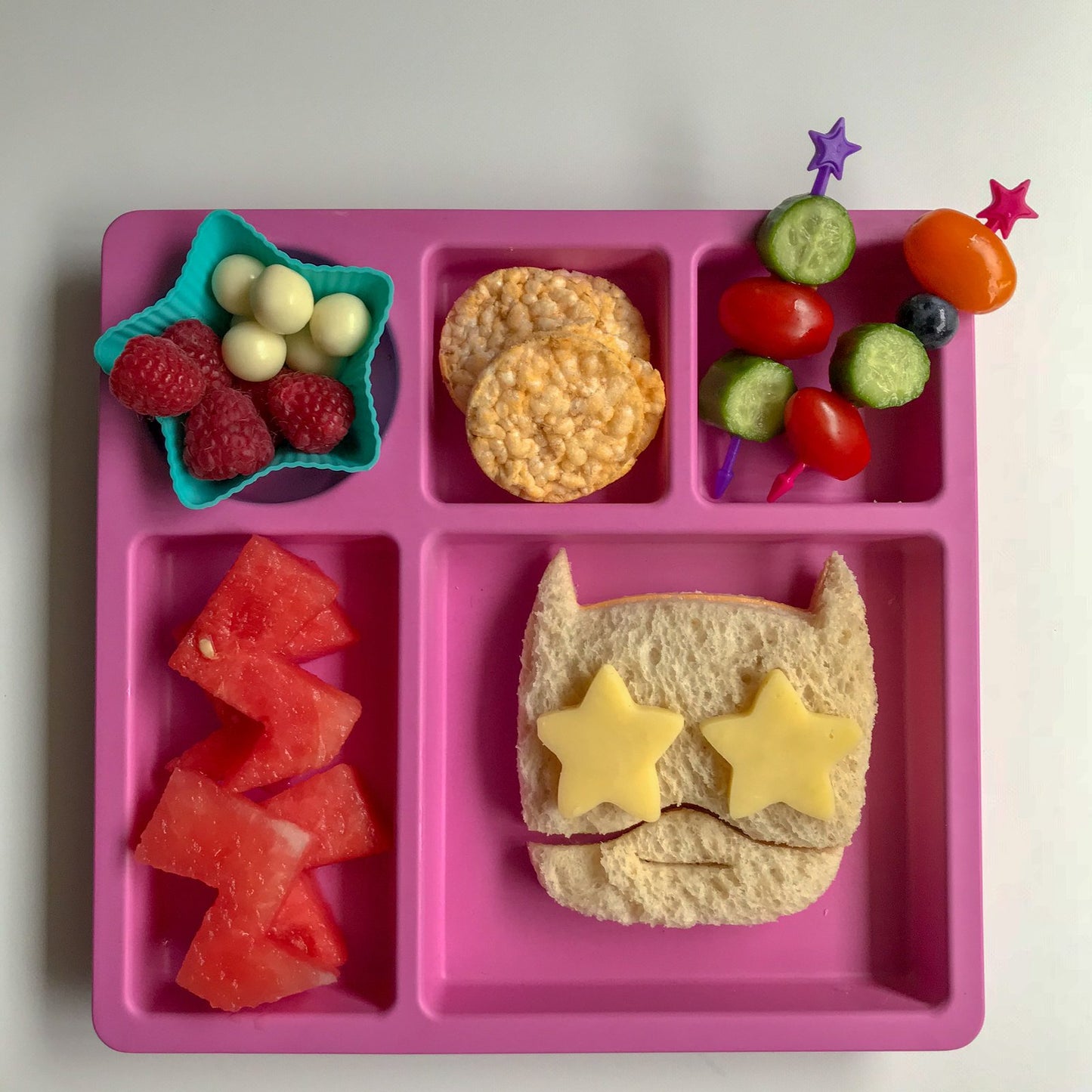The Lunch Punch | Superhero Shape Sandwich Cutters | For Toddlers and Kids