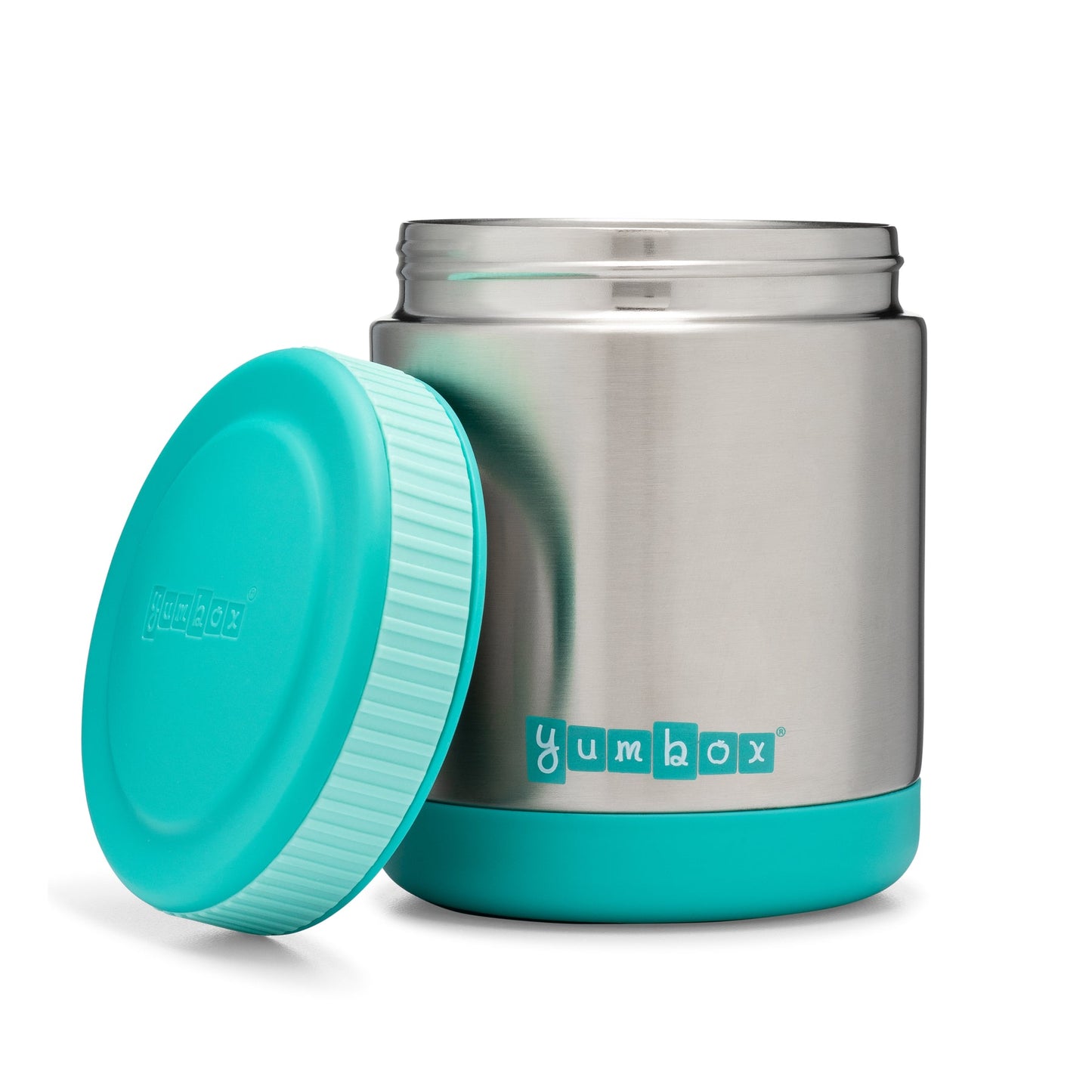 Yumbox - Zuppa Thermal Food Jar - Caicos Aqua with Band and Spoon