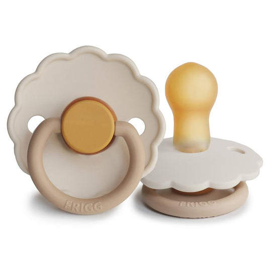FRIGG Daisy Natural Rubber Pacifier - Chamomile - Size 1