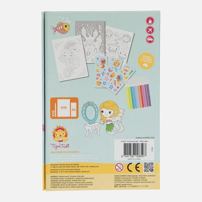 Tiger Tribe - Colouring Set - Mermaids