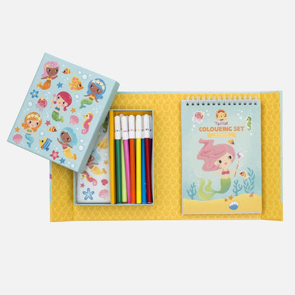 Tiger Tribe - Colouring Set - Mermaids