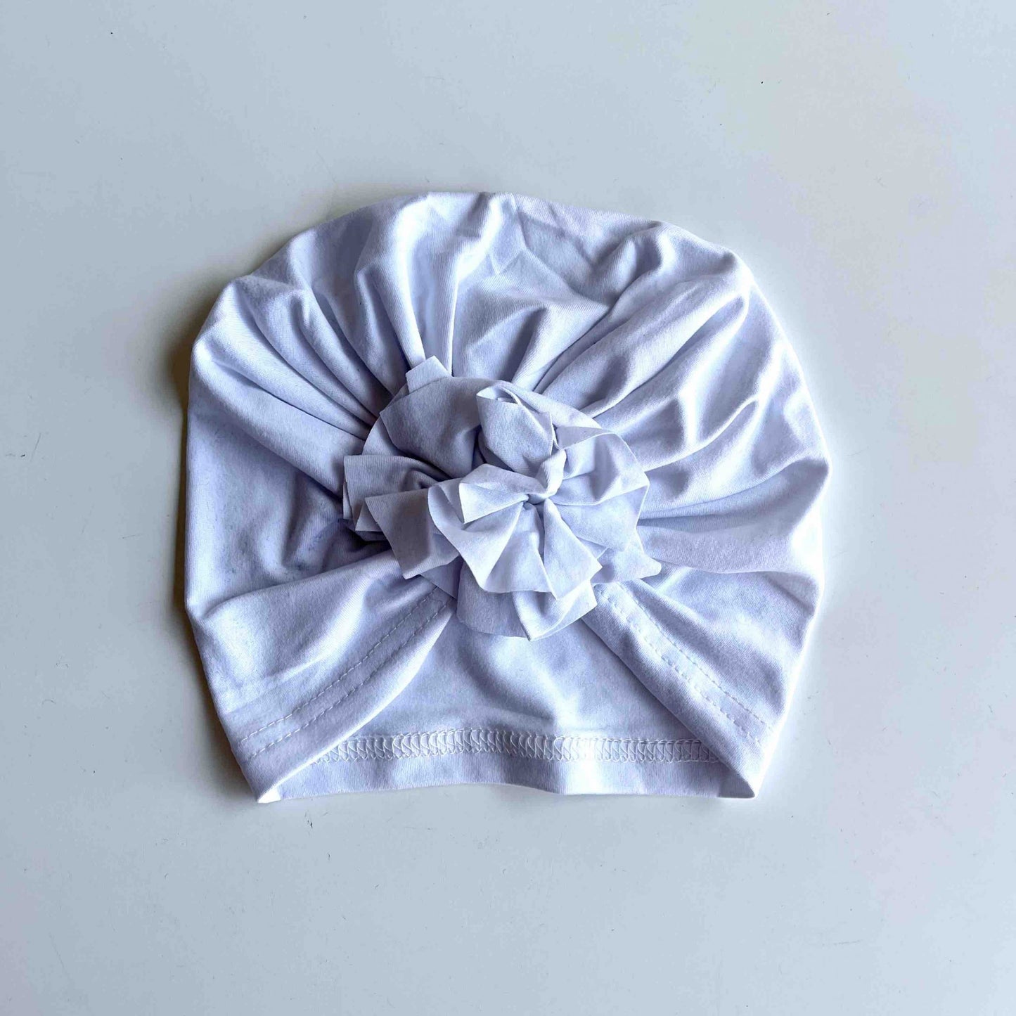 Flower Turban - White