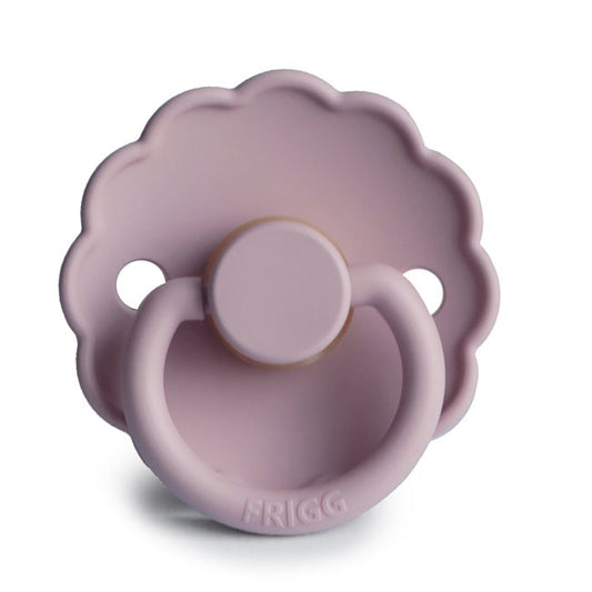FRIGG Daisy Natural Rubber Pacifier - Soft Lilac - Size 1