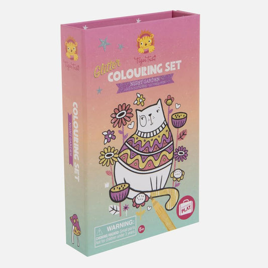 Tiger Tribe - Glitter Colouring Set - Night Garden