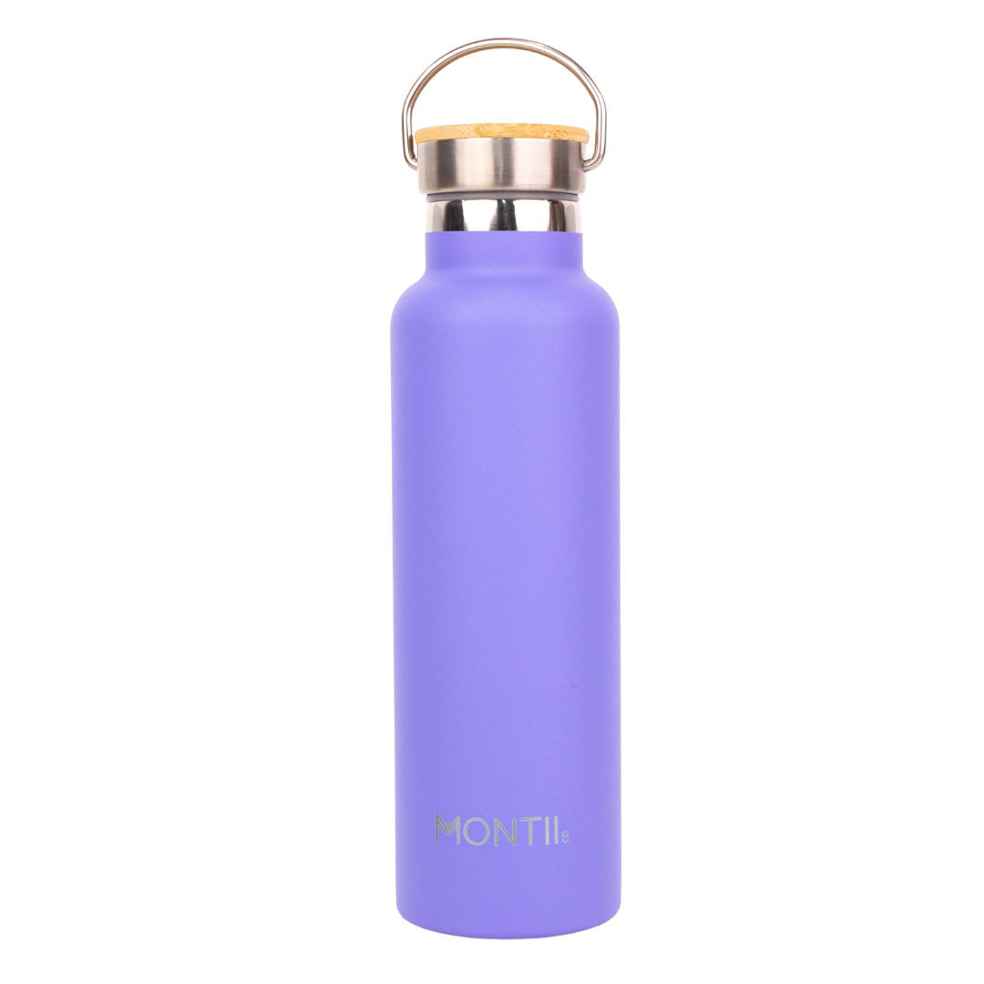 MontiiCo Original Insulated Bottle | Grape Purple | For Kids & Adults