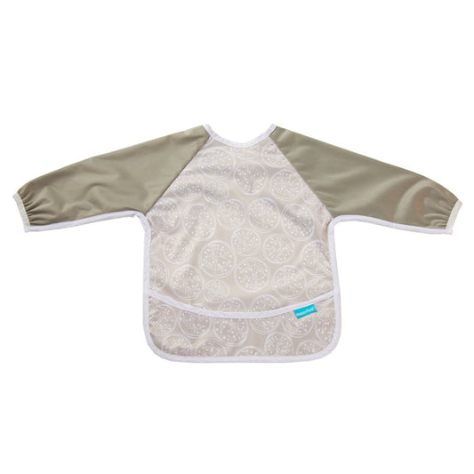 Waterproof Long Sleeved Bib - Grey Nature
