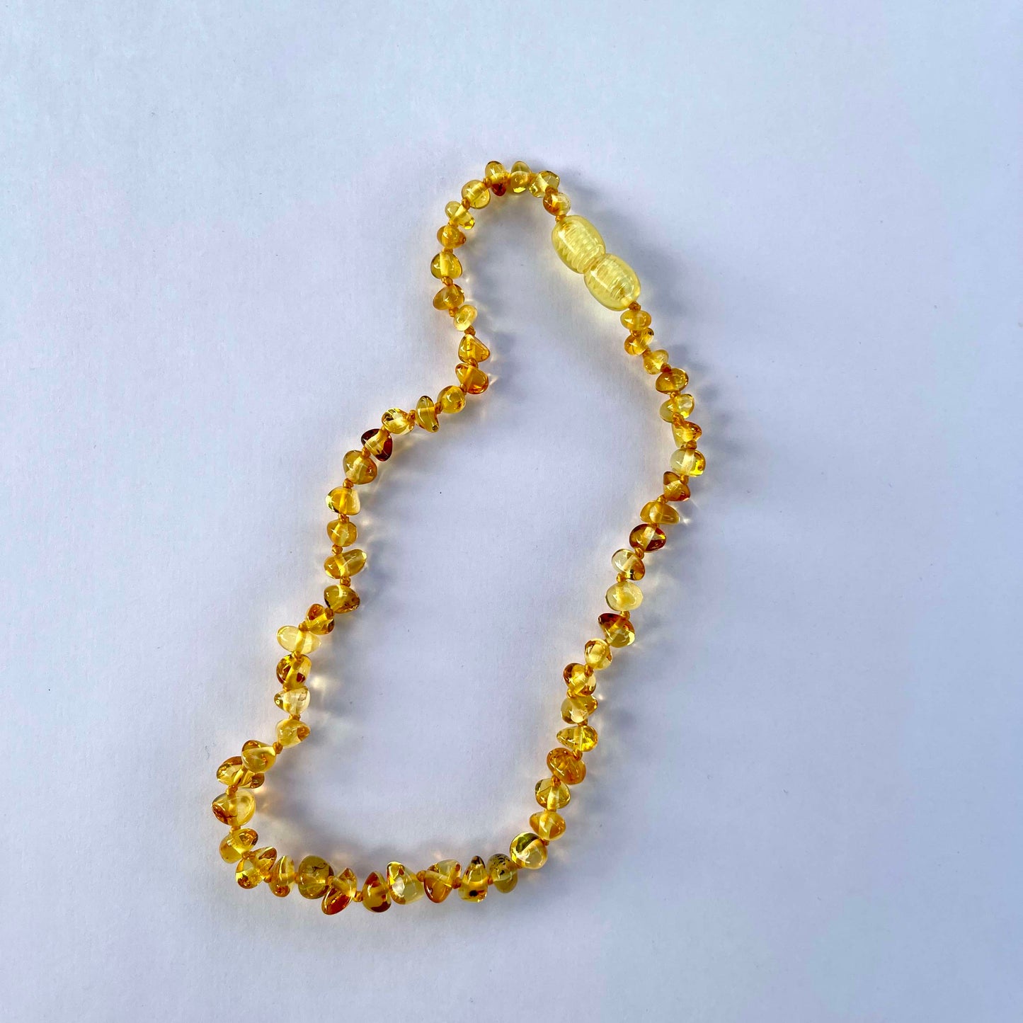 Ambre - Plain Baroque Honey Necklace