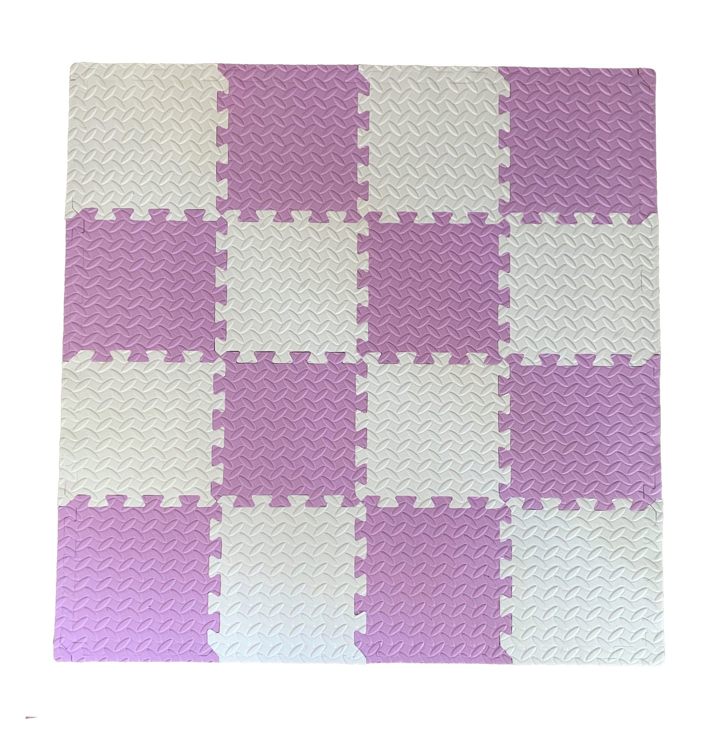 Modern Playmats - Lavender and White