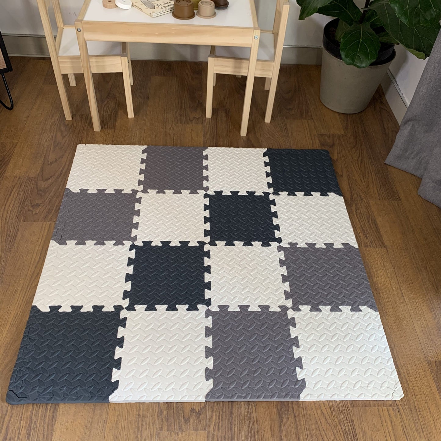 Modern Playmats - Slate, Grey and White