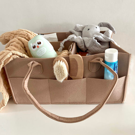 Nappy Caddy/Organiser - Taupe