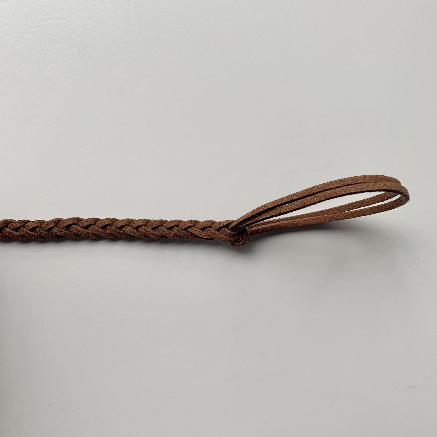 Pacifier Holder - Braided Suede