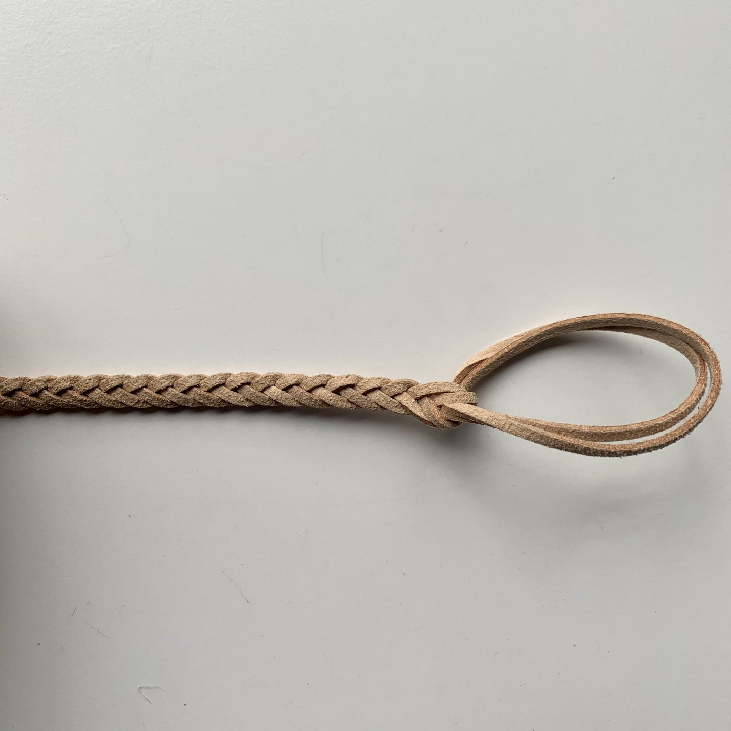Pacifier Holder - Braided Suede