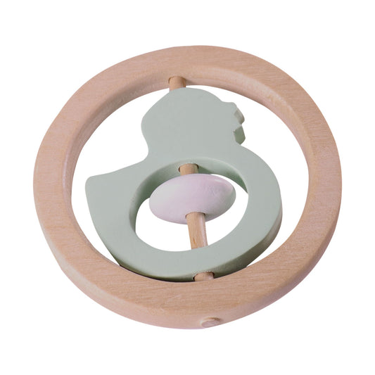 Duck Hand Rattle - Spearmint