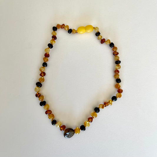 Ambre -  Mixed Amber with Tigers Eye Stone