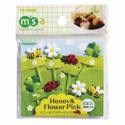 Honey and Flower Pick set
