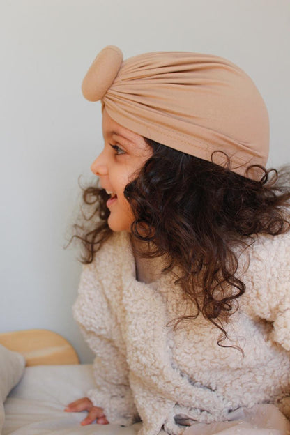 Knotted Turban - Caramel