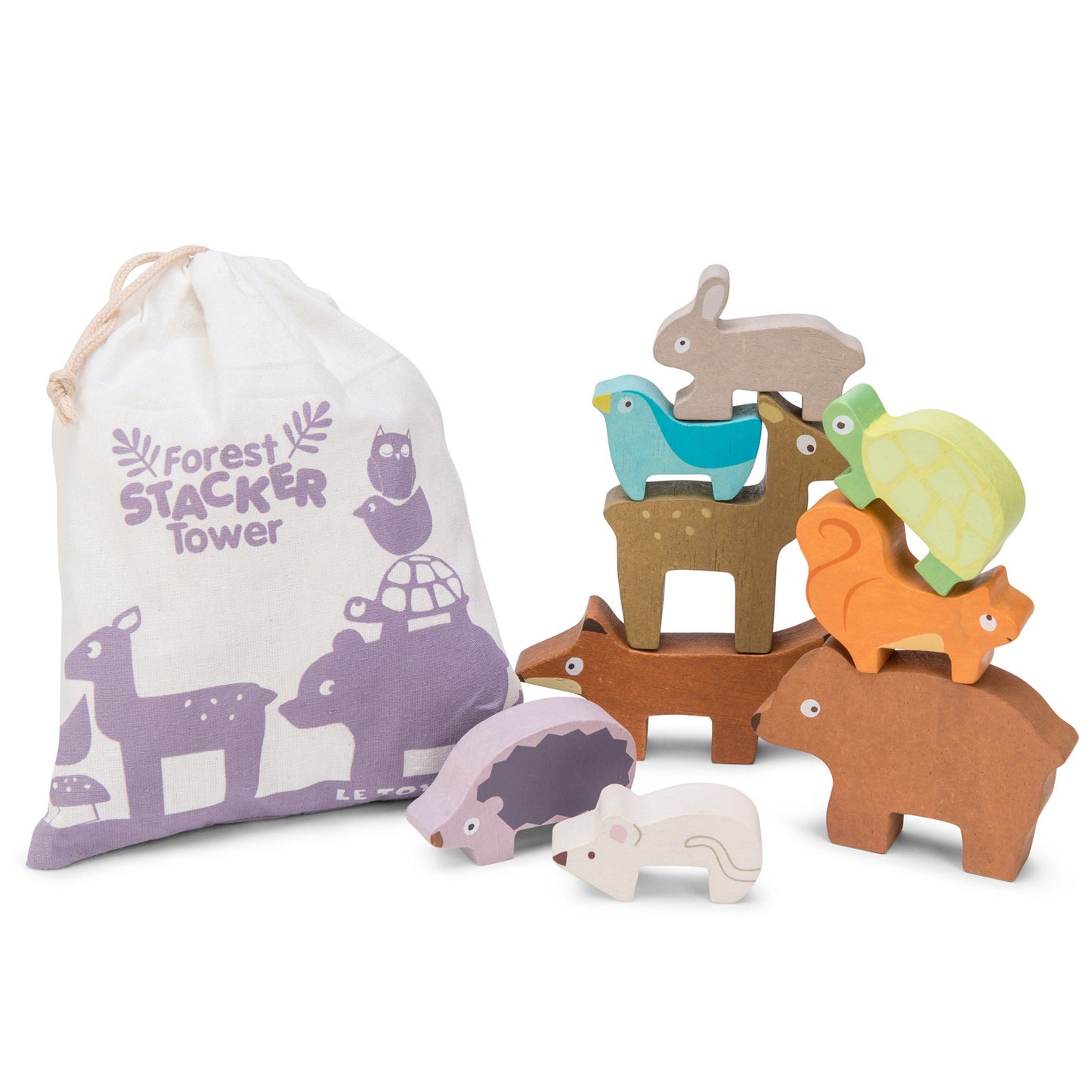Le Toy Van - Petilou Forest Stacker and Bag