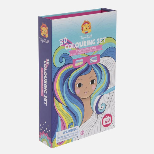 Tiger Tribe - 3D Colouring Set - Rainbow Dreams