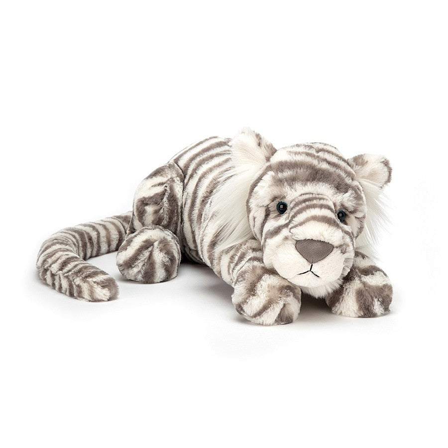 Jellycat - Sacha Snow Tiger Little