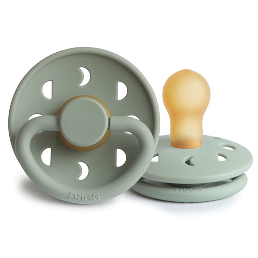 FRIGG Moon Phase Natural Rubber Pacifier - Sage - Size 1