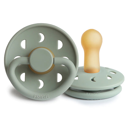 FRIGG Moon Phase Natural Rubber Pacifier - Sage - Size 2