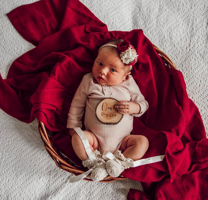 Snuggle Hunny Kids Organic Muslin Wrap - Ruby