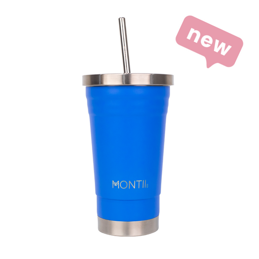 MontiiCo Original Smoothie Cup | Blueberry Blue | For Teens & Adults