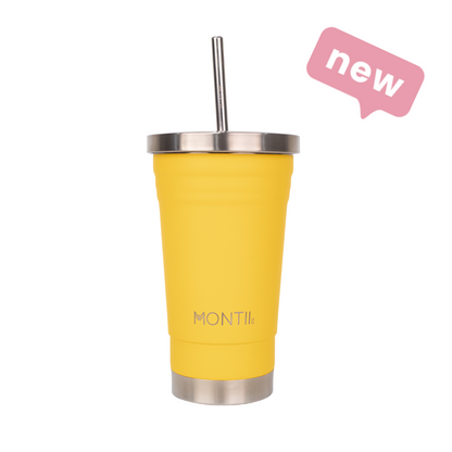 MontiiCo Original Smoothie Cup | Pineapple Yellow | For Teens & Adults