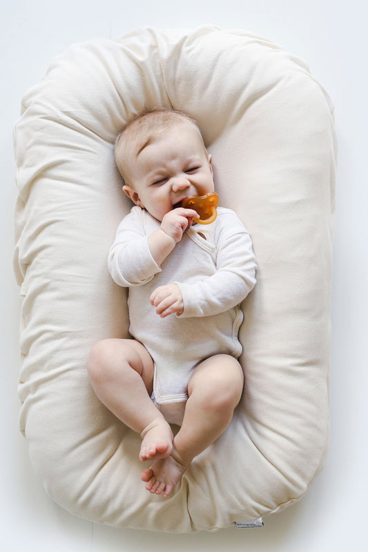 Snuggle Me Organic | Patented Infant Lounger - Natural