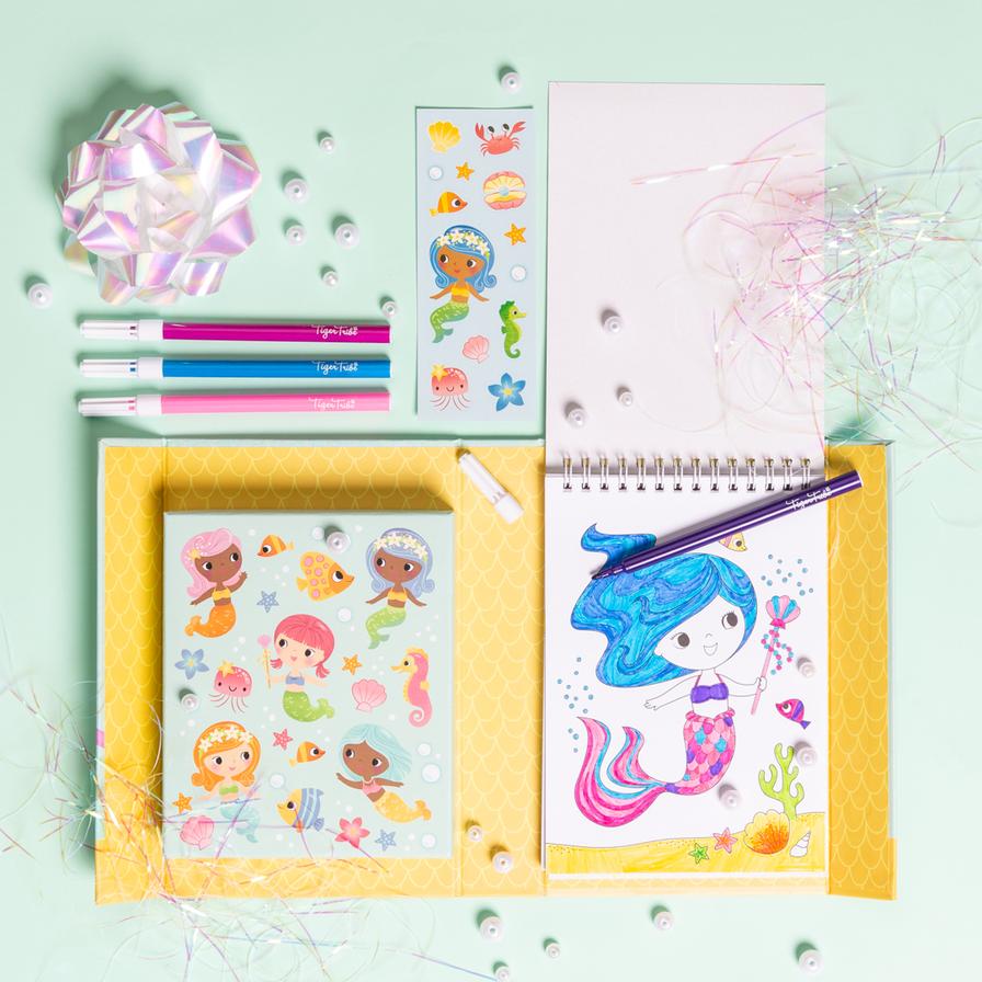 Tiger Tribe - Colouring Set - Mermaids