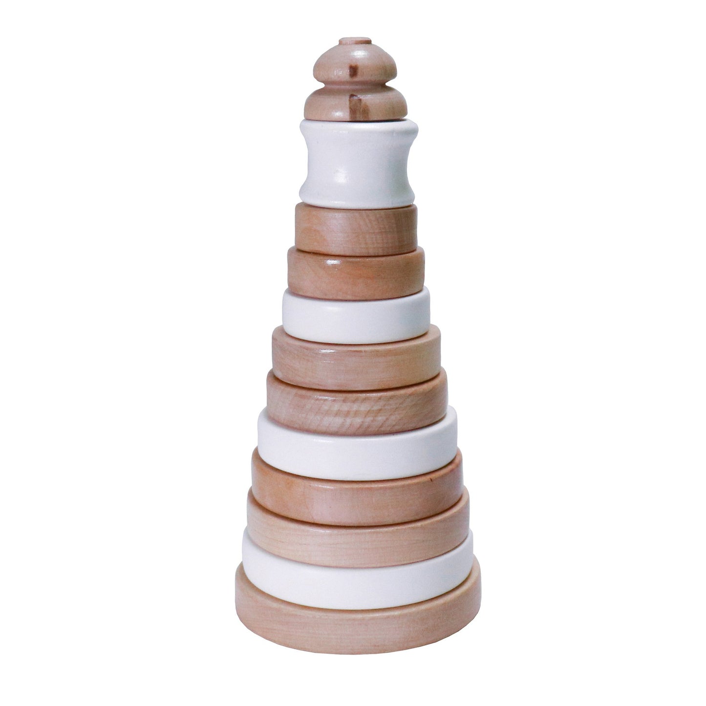 Wooden Stacking Toy - White