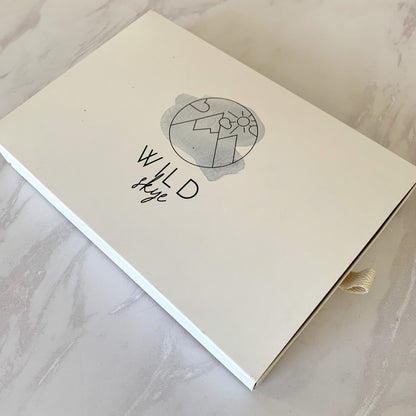 Wild Skye - Double Muslin Fringed Swaddle - Ocean