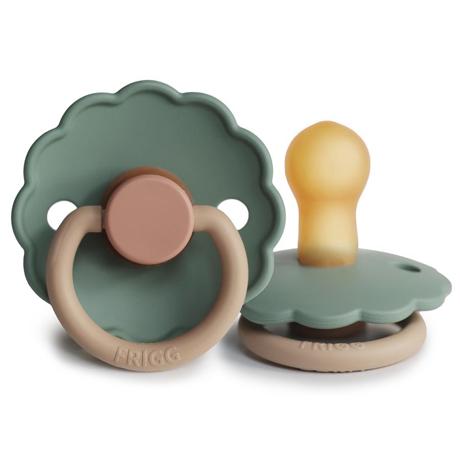 FRIGG Daisy Natural Rubber Pacifier - Willow - Size 1