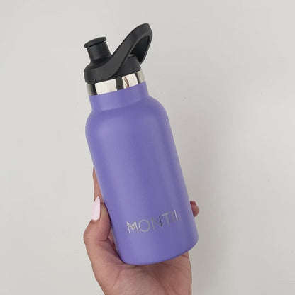 MontiiCo Mini Insulated Bottle | Grape Purple | For Kids