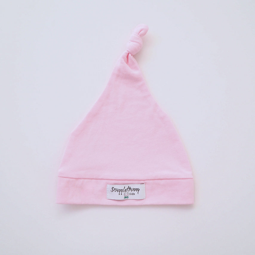 Snuggle Hunny Kids Knotted Beanie - Baby Pink