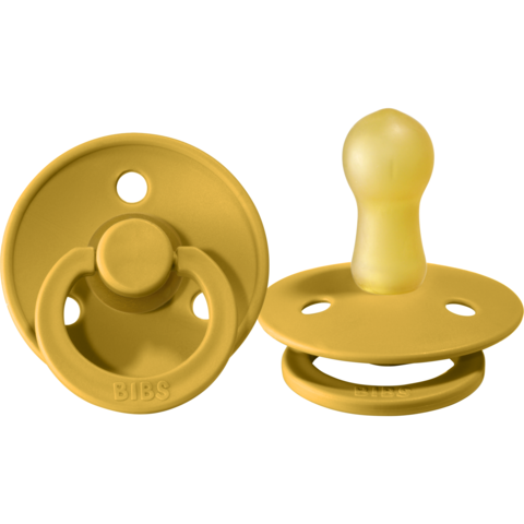 BIBS Natural Latex Pacifier - Mustard Size 2