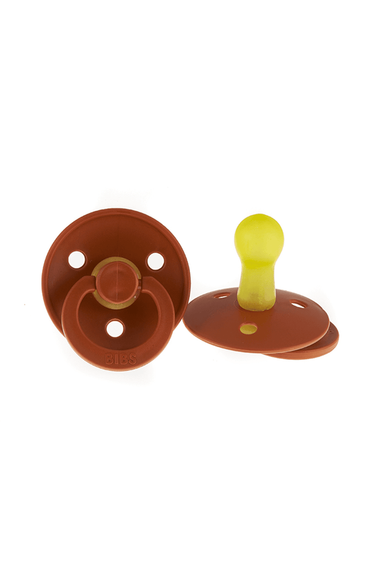 BIBS Natural Latex Pacifier - Rust Size 2