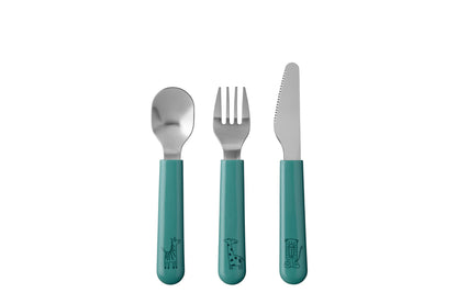 Mepal - Mio Children’s Cutlery Set - Deep Turquoise