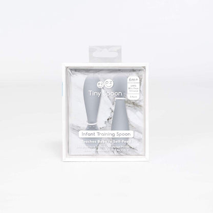 EZPZ - Tiny Spoon Twin-Pack - Pewter