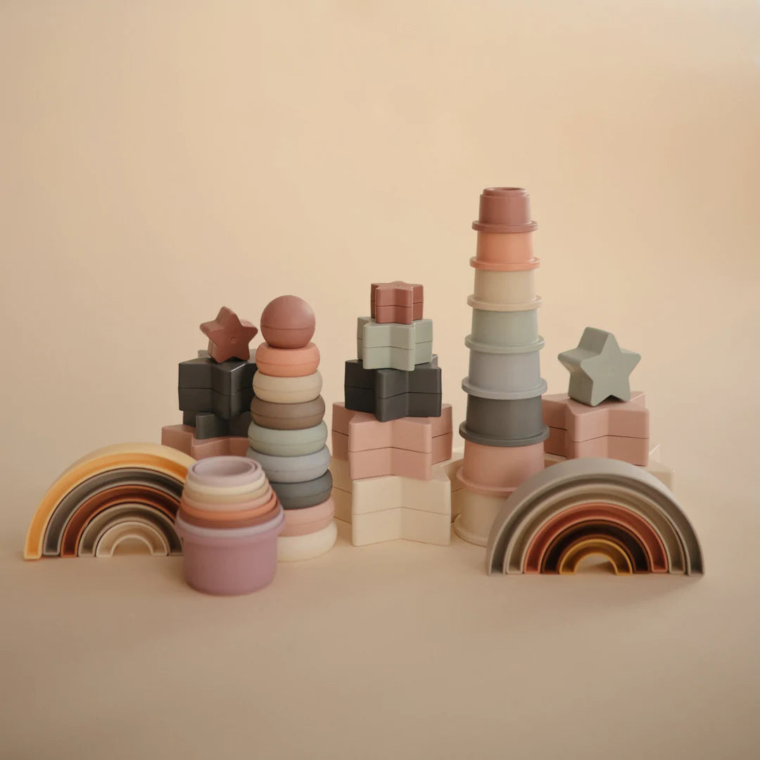 Mushie - Stacking Rings Toy - Original