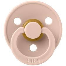 BIBS Symmetrical Latex Pacifier - Blush Size 2